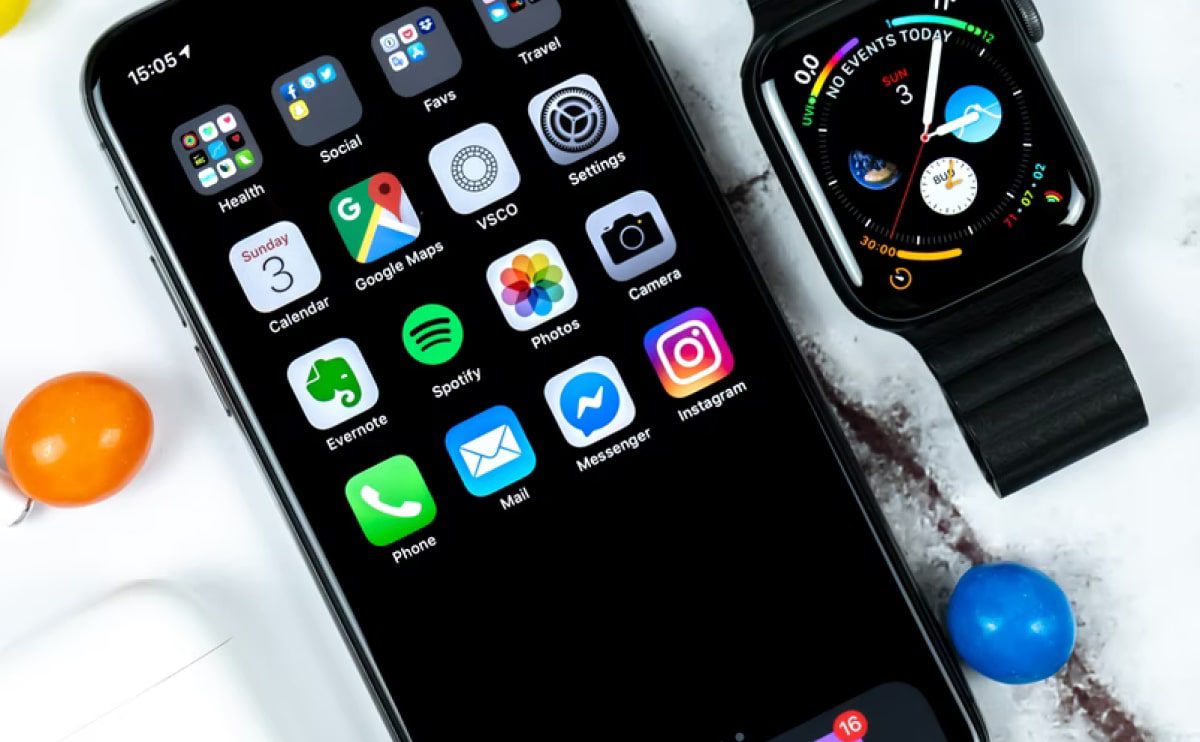 IPhone, Apple Watch, and apps.