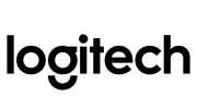 Here's an alt tag for the image: Logitech company logo.